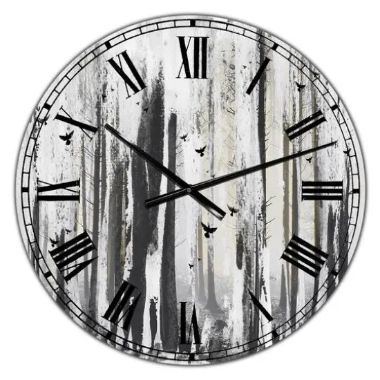 Designart 'Strange World Oversized Cottage Wall Clock {1}