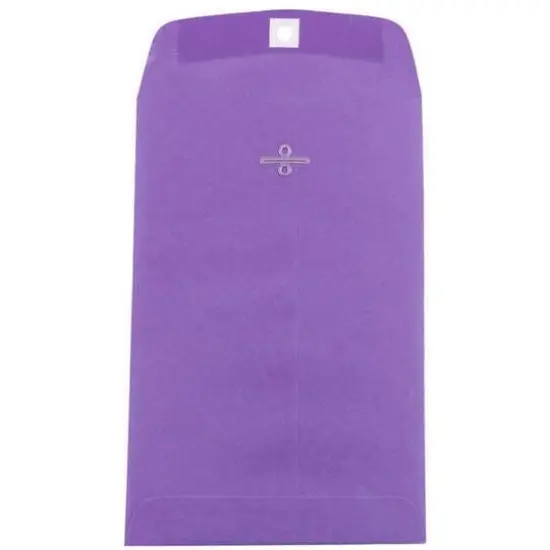 JAM Paper 6" x 9" Violet Purple Open End Catalog Recycled Envelopes {1}
