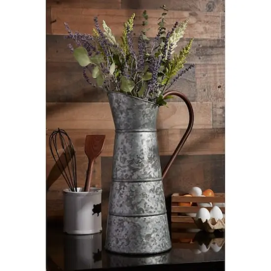 DII&reg; 16" Galvanized Farmhouse Pitcher {6}