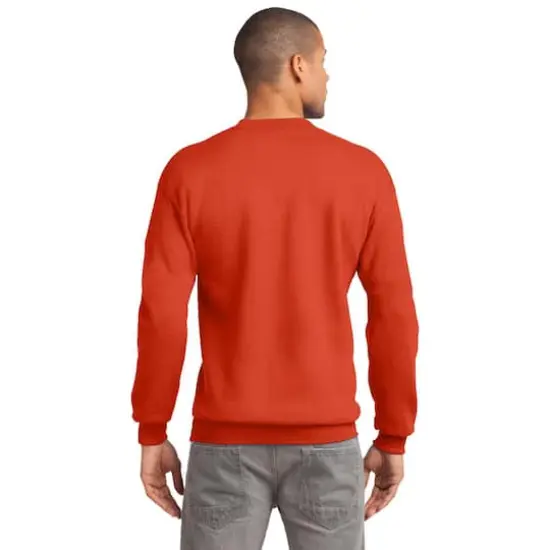 Port & Company&reg; Essential Fleece Crewneck Sweatshirt Orange {6}