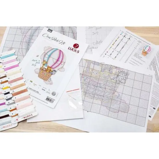 Luca-s Have A Nice Trip Counted Cross Stitch Kit {7}