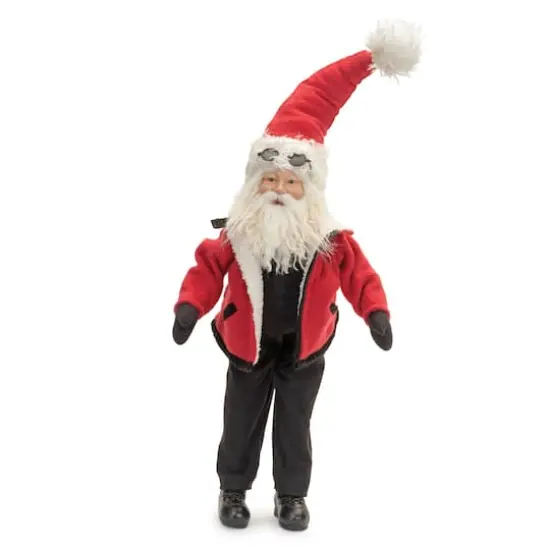 27.75" Plush Snow Suit Santa {1}