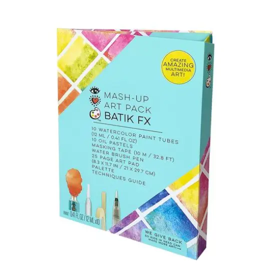 Bright Stripes Batik Fx Mash Up Art Pack {4}