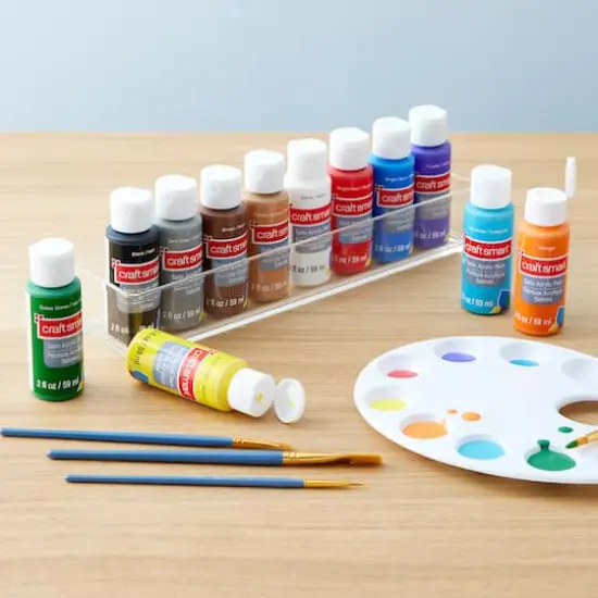 Satin Acrylic Paint Value Set By Craft Smart&reg; {3}