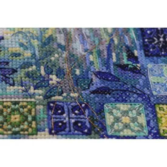 Abris Art Dawn Over the River Counted Cross Stitch Kit {7}