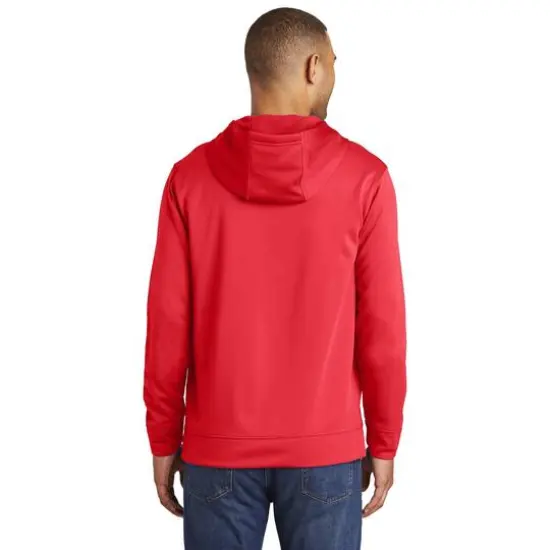 Port & Company&reg; Performance Fleece Pullover Hooded Adult Sweatshirt Red {5}