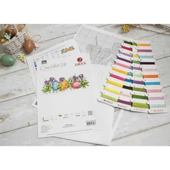 Luca-S Crocus Counted Cross Stitch Kit {4}