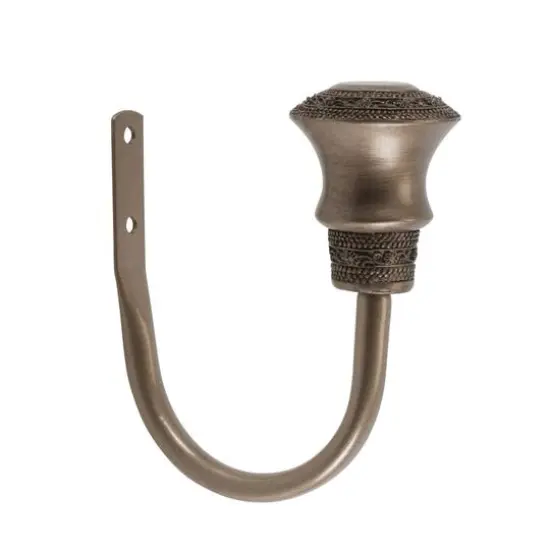 Simplify Black Silver Marquis Curtain Holdbacks {3}