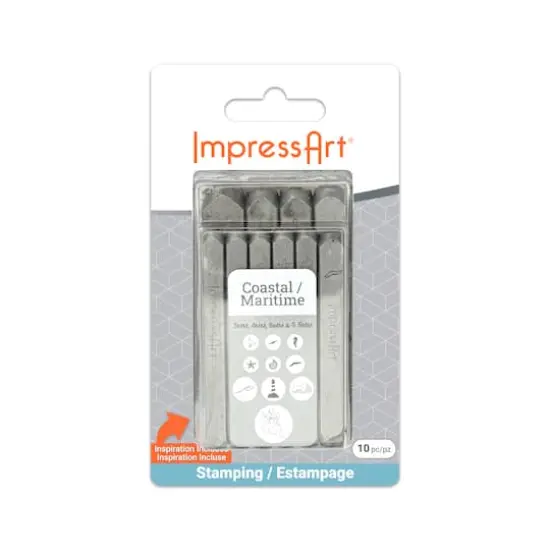ImpressArt&reg; Coastal Metal Stamps Pack {1}