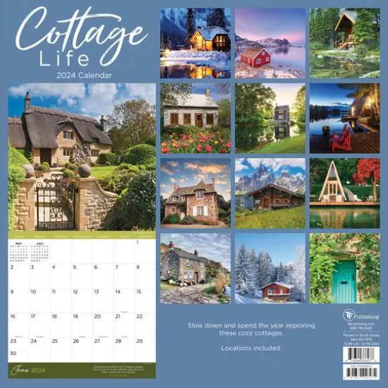 TF Publishing 2024 Cottage Life Wall Calendar {3}