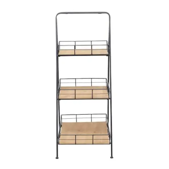 Black Iron Modern Farmhouse Plantstand, 40" x 28" x 16" {4}