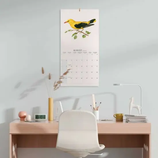 TF Publishing 2024 Vintage Birds Bilingual Wall Calendar {5}