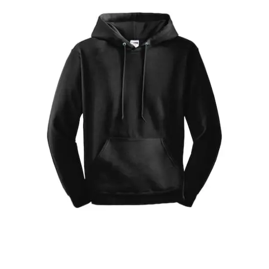 JERZEES&reg; Super Sweats&reg; NuBlend&reg; Pullover Hooded Sweatshirt Black {1}