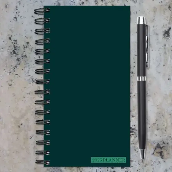 TF Publishing 2025 Deep Jade Small Weekly Monthly Spiral Planner {5}