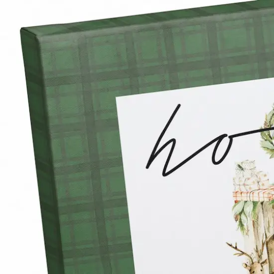 Home For Christmas Quilt Canvas Wall Art {4}