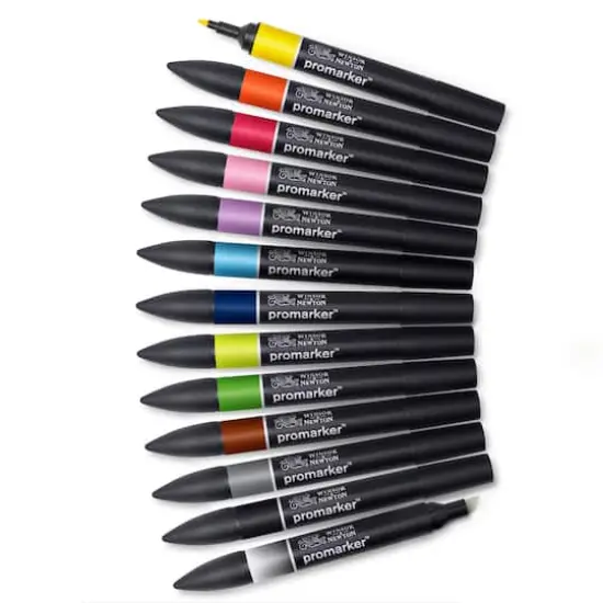 Winsor & Newton&reg; ProMarker&trade; 13 Marker Set, Set 1 {4}