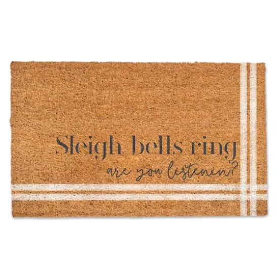 Sleigh Bells Ring 30" x 18" Door Mat {1}