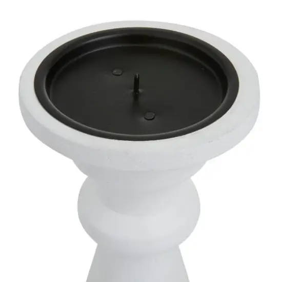 White Wood French Country Candle holder 10",8",6" {6}