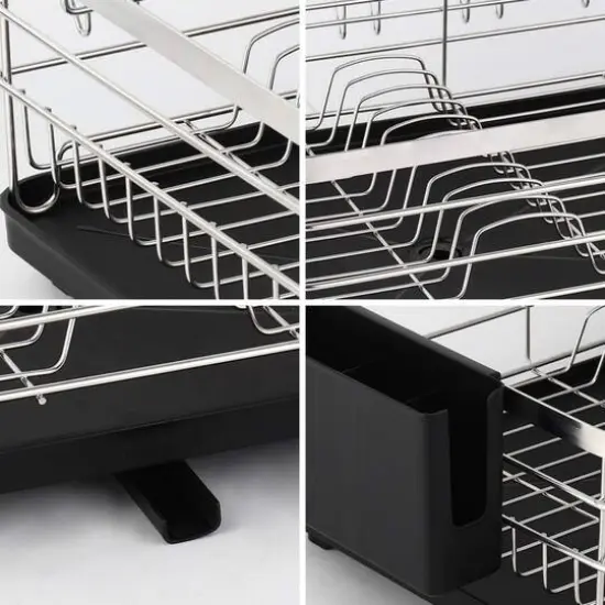 NEX&trade; 15" Stainless Metal Dish Drying Rack {4}