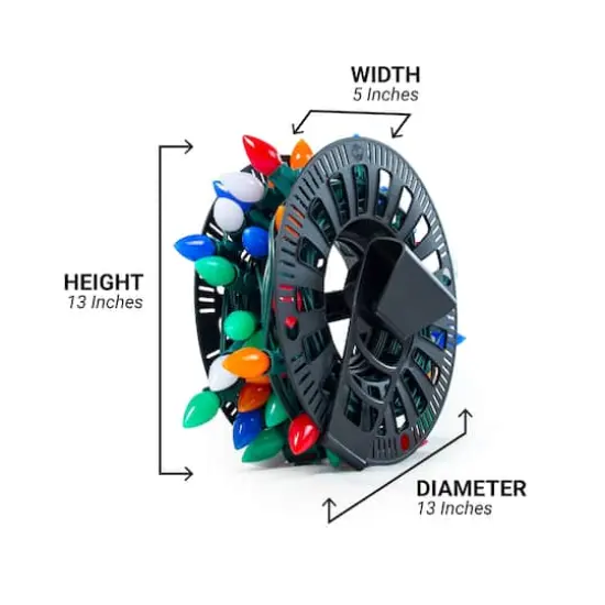 Santa's Bags Christmas Light Storage Reels & Organizer {9}