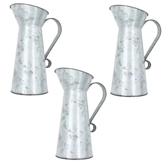 ArtSkills&reg; Galvanized Metal Pitcher, 3ct. {1}
