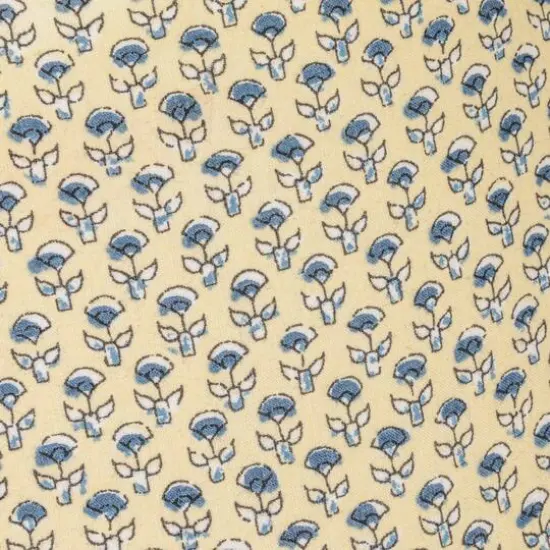 Hello Honey&reg; 20" Multicolor Reclaimed Wood Spool Table Lamp with Printed Cotton Shade, 2ct. {9}