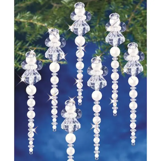 The Beadery&reg; Icicle Angel Holiday Beaded Ornament Kit {1}