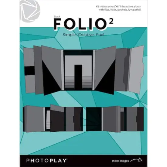 Photoplay&trade; Black 6" x 8" Folio {1}