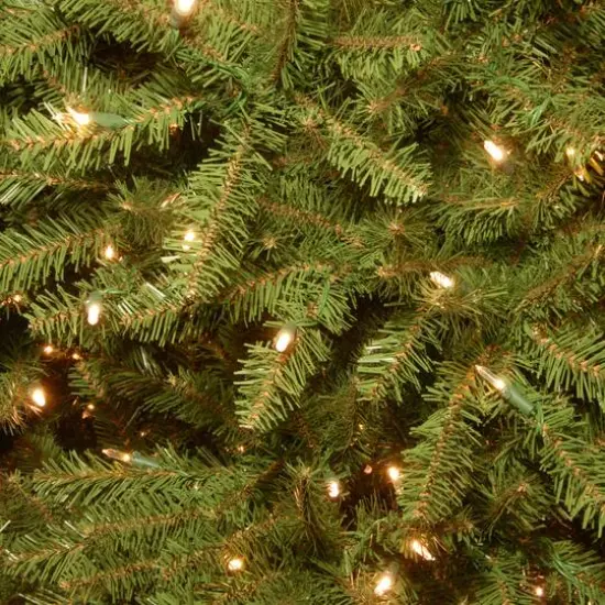9 ft. Pre-lit Dunhill&reg; Fir Slim Artificial Christmas Tree, Clear Lights {7}
