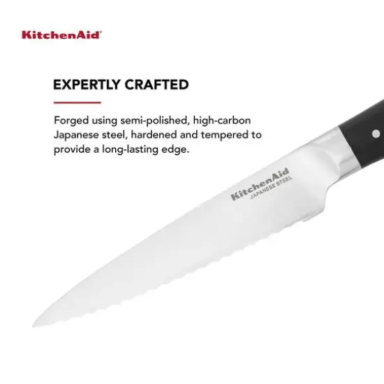 KitchenAid Gourmet 5.5" Serrated Utility with Sheath {4}