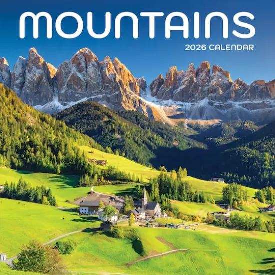 2026 Mountains Wall Calendar {1}