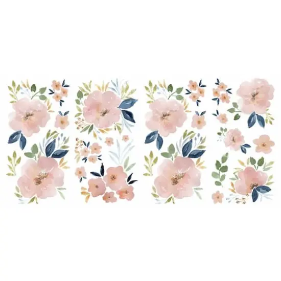 RoomMates Beth Schneider Sweet Blooms Watercolor Peel & Stick Wall Decals {1}