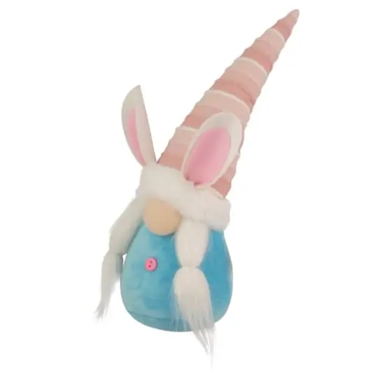 13" Blue and Pink Girl Easter Bunny Gnome {4}