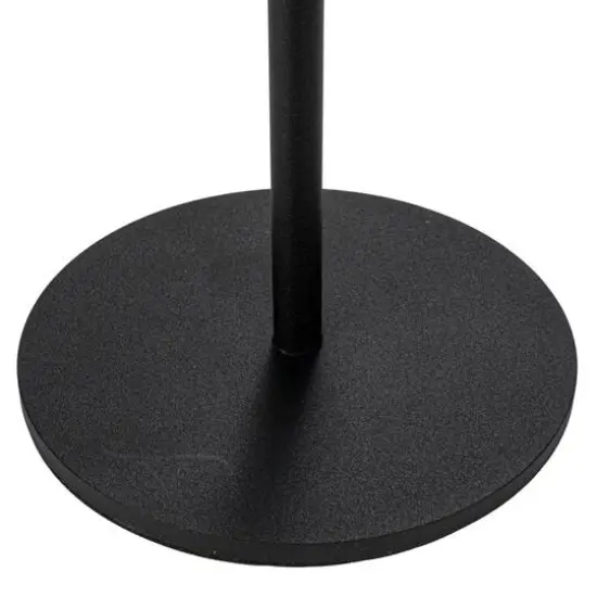 Hello Honey® 14.5" Black Round Metal LED Rechargeable Table Lamp {9}