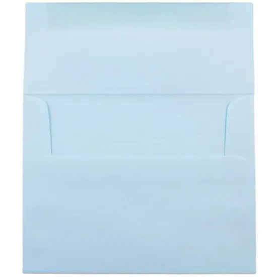 JAM Paper 4.75" x 6.5" Premium Invitation Envelopes, 50ct. Pastel Baby Blue {4}