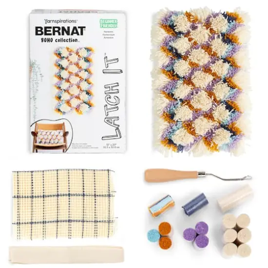 Bernat&reg; Latch It&trade; Harmonic Boho Yarn Kit {1}