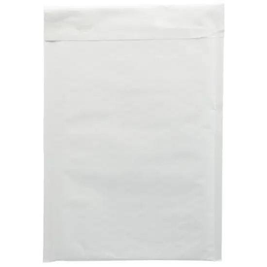 JAM Paper 8.5" x 13" White Kraft Bubble Lite Padded Mailers, 25ct. {5}