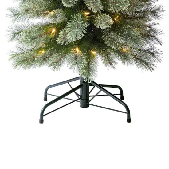 7ft. Pre-Lit Cashmere Pencil Artificial Christmas Tree, Warm White LED Lights by Ashland&reg; {6}