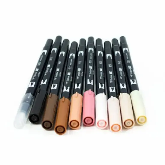 Tombow Portrait Dual Brush Pens {6}