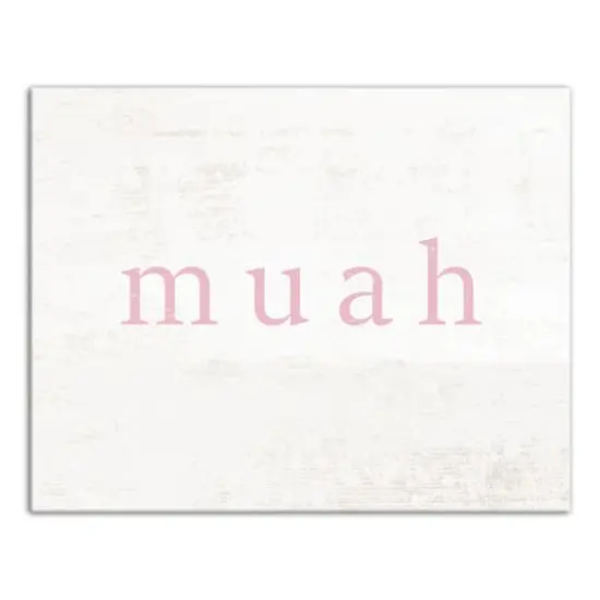 Muah Canvas Wall Art {1}