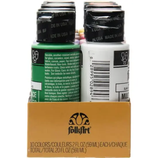 FolkArt&reg; Celebrations Multi-Surface Acrylic Paint {4}