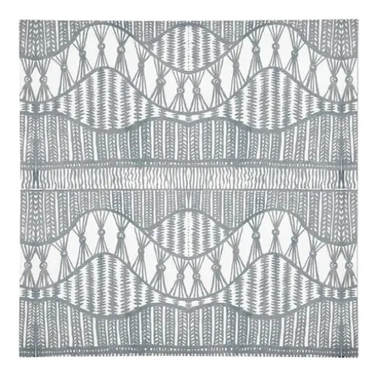 Lace Pattern Cotton Twill Napkin Blue {1}