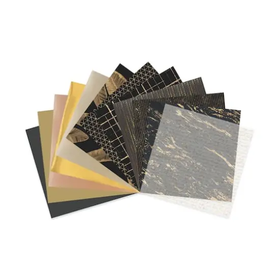 12" x 12" Foiled Fundamentals Paper Pad by Recollections&trade;, 24 Sheets {4}