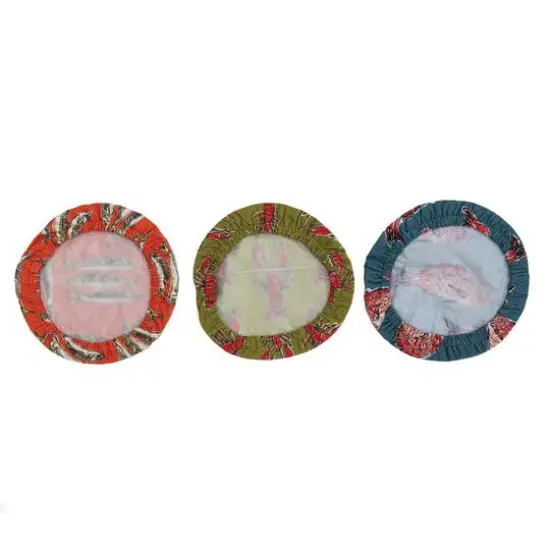 Hello Honey&reg; 10" Sea Life Designs Cotton Bowl Covers with Linings Set {4}