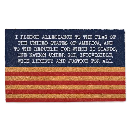 Pledge of Allegiance Doormat {1}