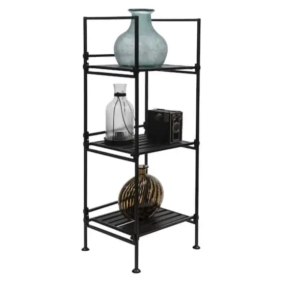 Organize It All 3 Tier Square Shelving Tower {9}