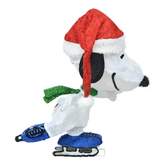 Peanuts&reg; 2ft. 3D Pre-Lit Skating Snoopy Yard D&eacute;cor {3}