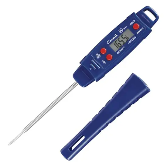 Escali Blue Waterproof Digital Thermometer {1}