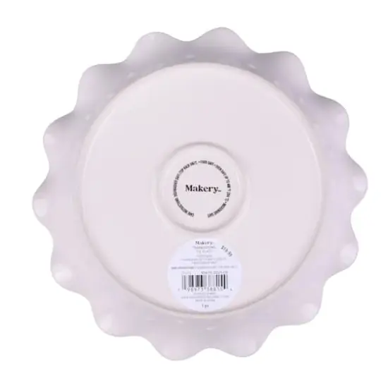 10" Cream Ceramic Pie Plate by Makery&trade; {4}