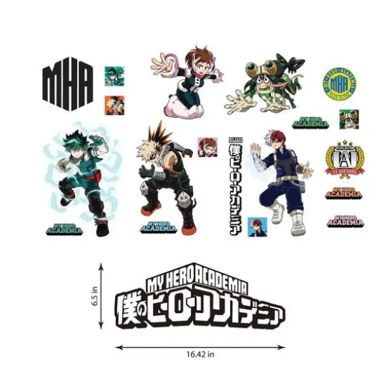RoomMates My Hero Academia Wall Decals {8}